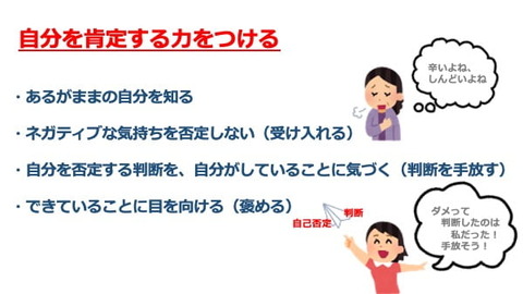 自分を肯定する力をつける